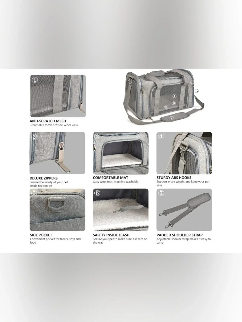 Henkelion Cat Carriers Dog Carrier Pet Carrier For Small/Medium 😺 Cats 🐶Dogs